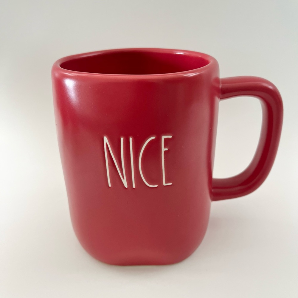Rae Dunn Nice Christmas Coffee Mug